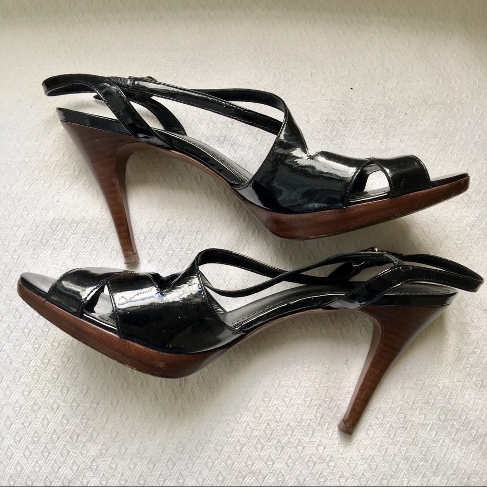 Ann Taylor patent leather sling back heels 👠SALE!